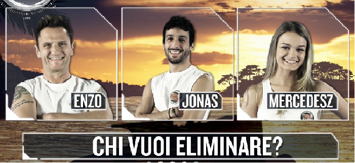 Chi è stato eliminato nella terza puntata dell'Isola dei Famosi 2016 tra Jonas, Mercedesz e Enzo Salvi?
