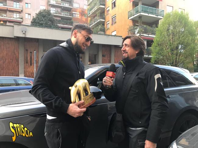 Donnarumma Tapiro d'oro dopo la papera di Sampdoria-Milan